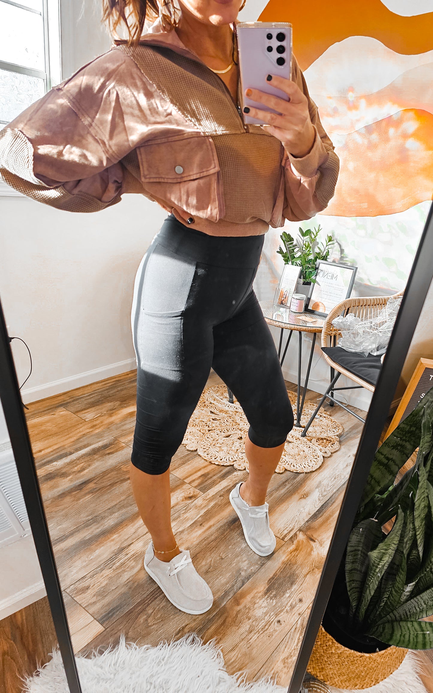 Studio|Your Favorite Capri Pocket Leggings In Black