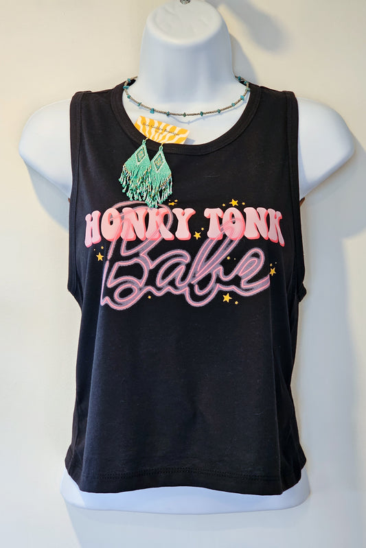Made To Order|Honkey Tonk Babe Festival Cropped Tank