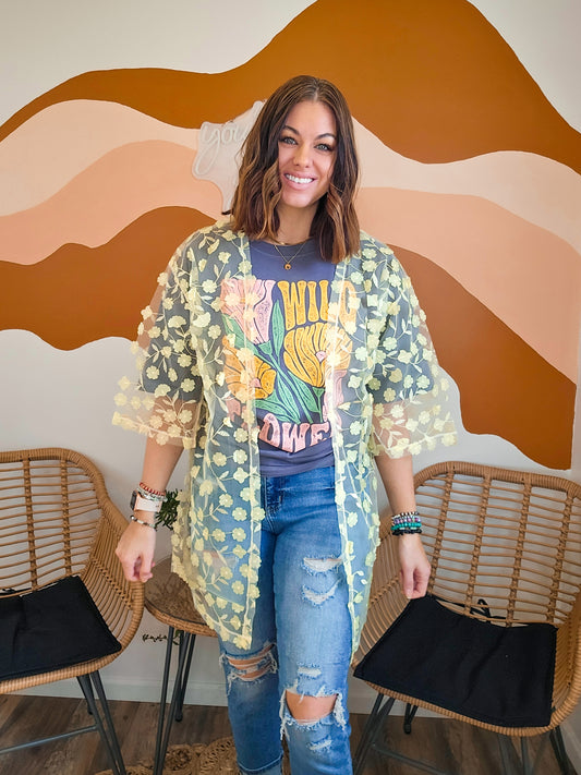 Pretty In Pastels Kimono|Studio