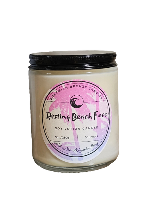 Studio|Resting Beach Face Soy Lotion Candle 9oz