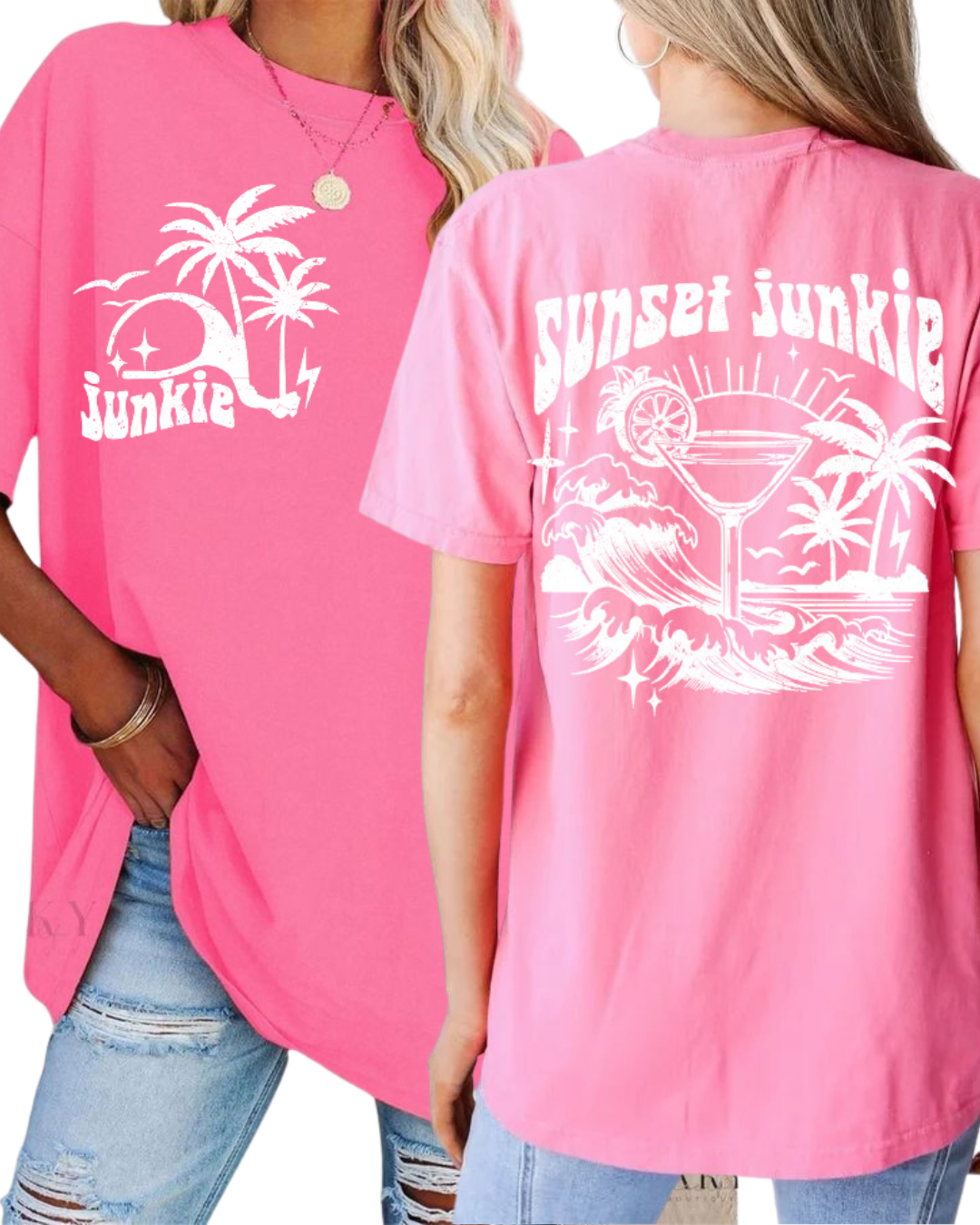Sunset Junkie Graphic Tee|Made To Order