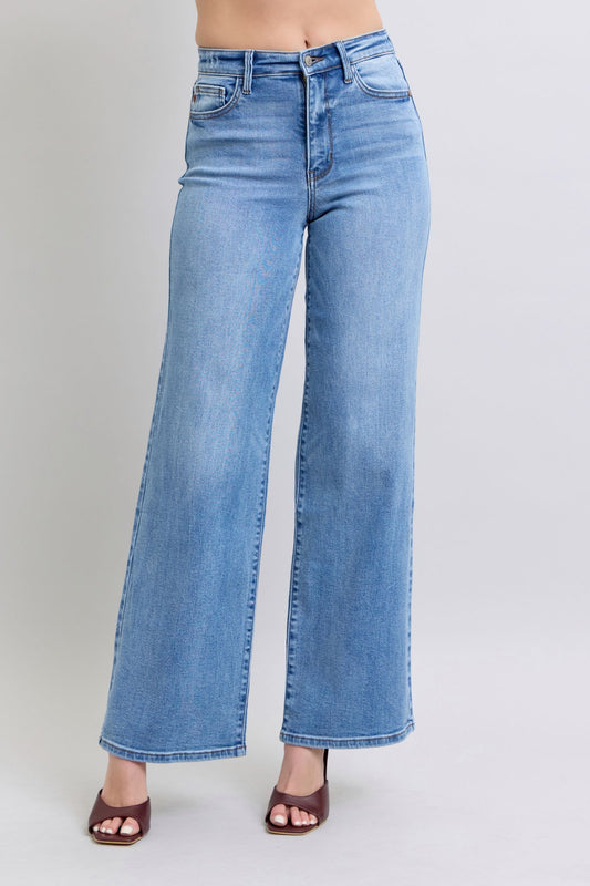 Warehouse|Judy Blue Wide Leg Jeans with Pockets