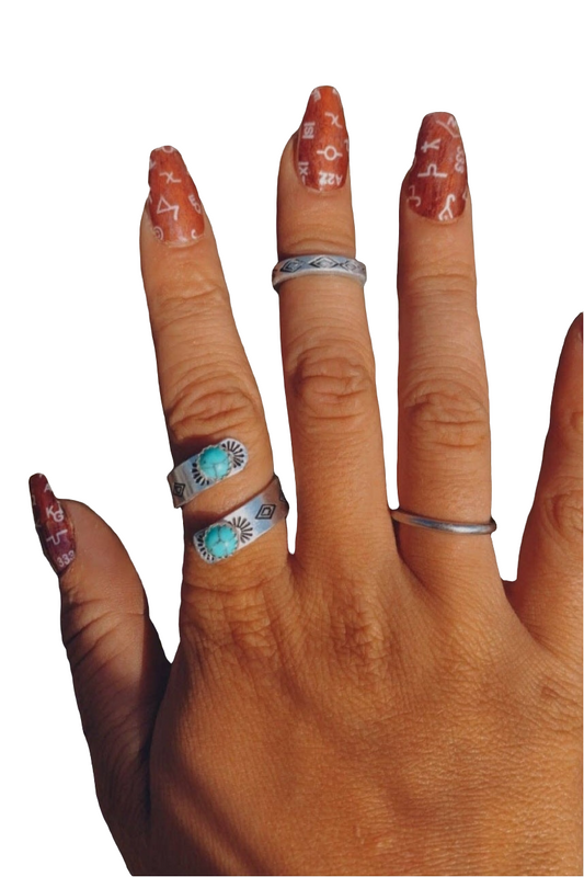 The Betty Stamped Ring