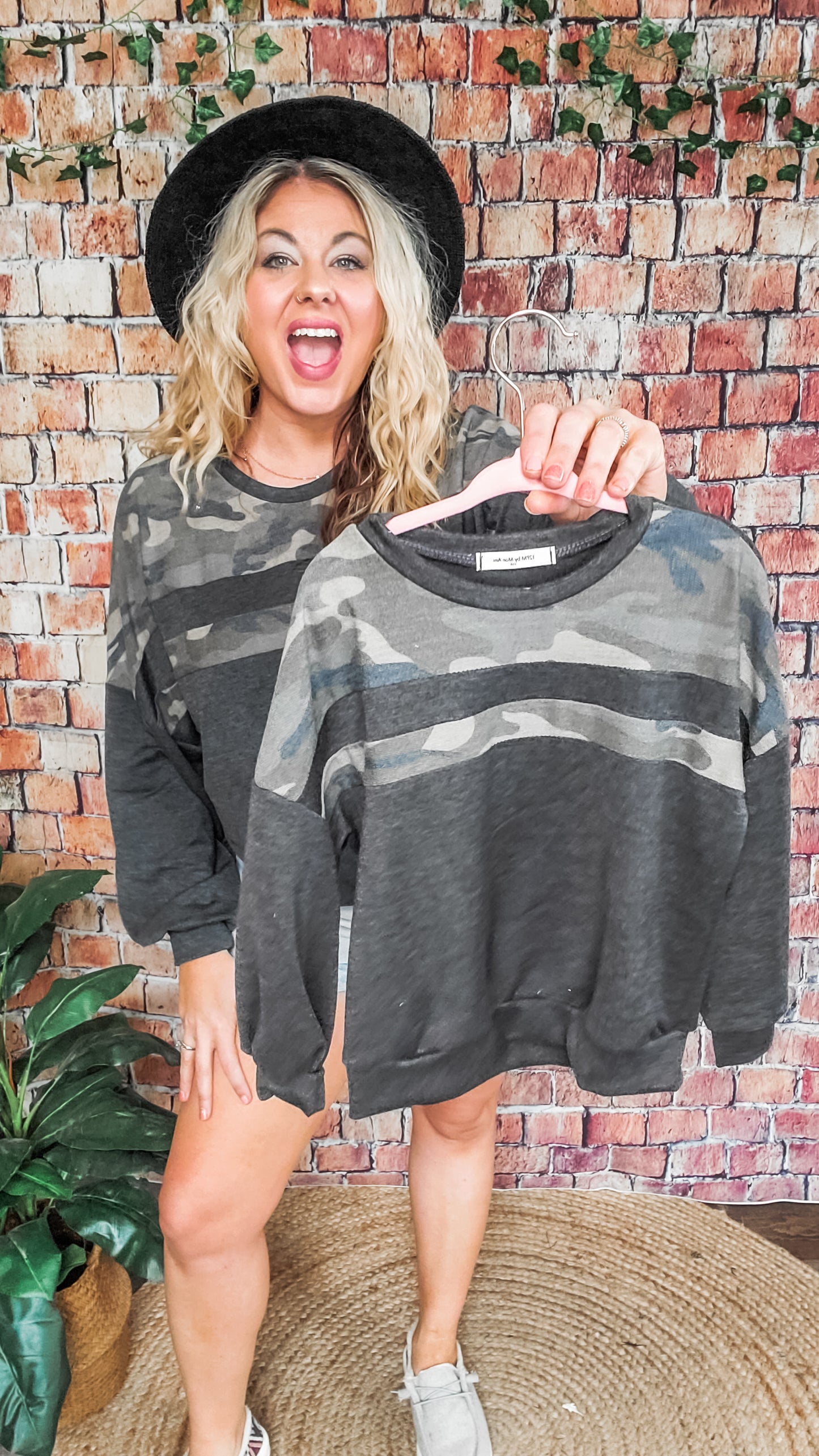 Cute In Camo Long Sleeve - Kids