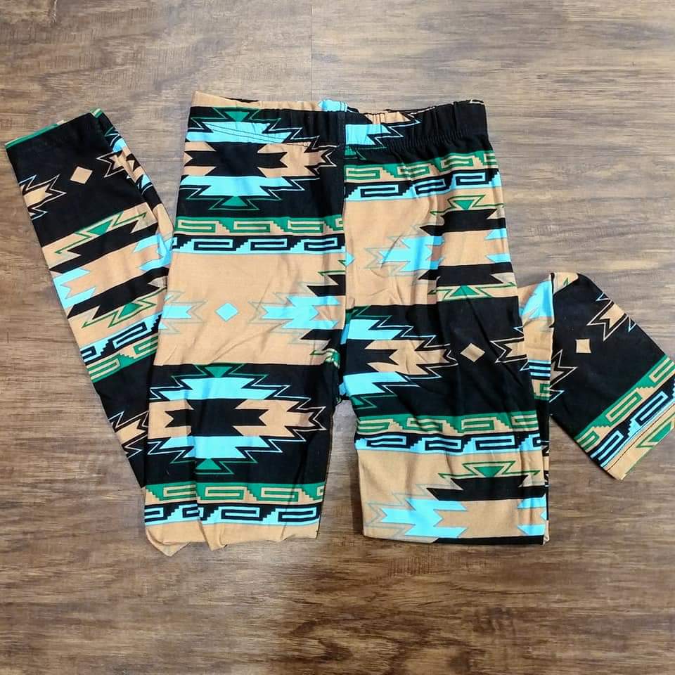 Aztec Lovin' Leggings (Kids)