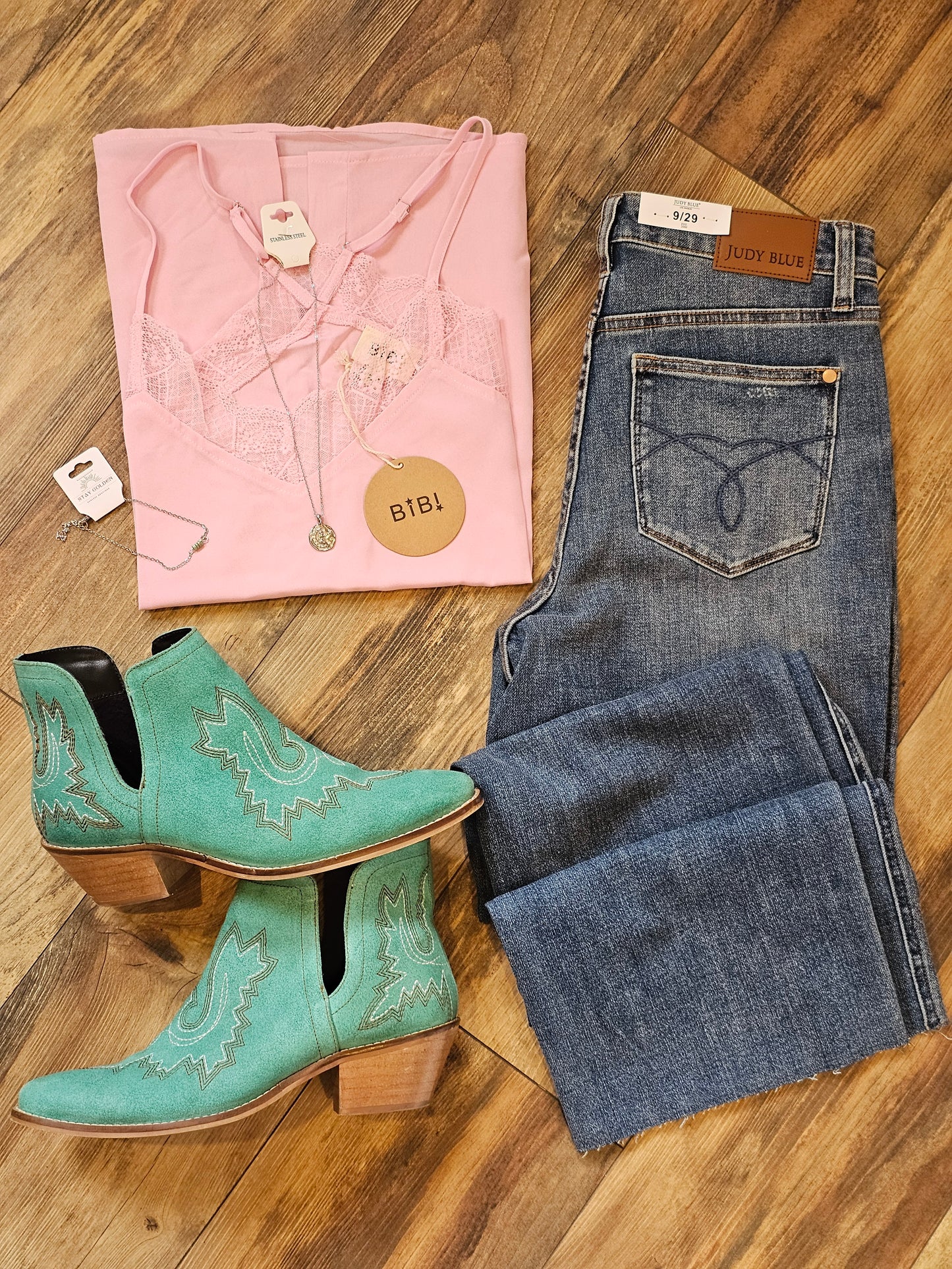 Judy Blue Tummy Control Cut Raw Hem Straight Jeans