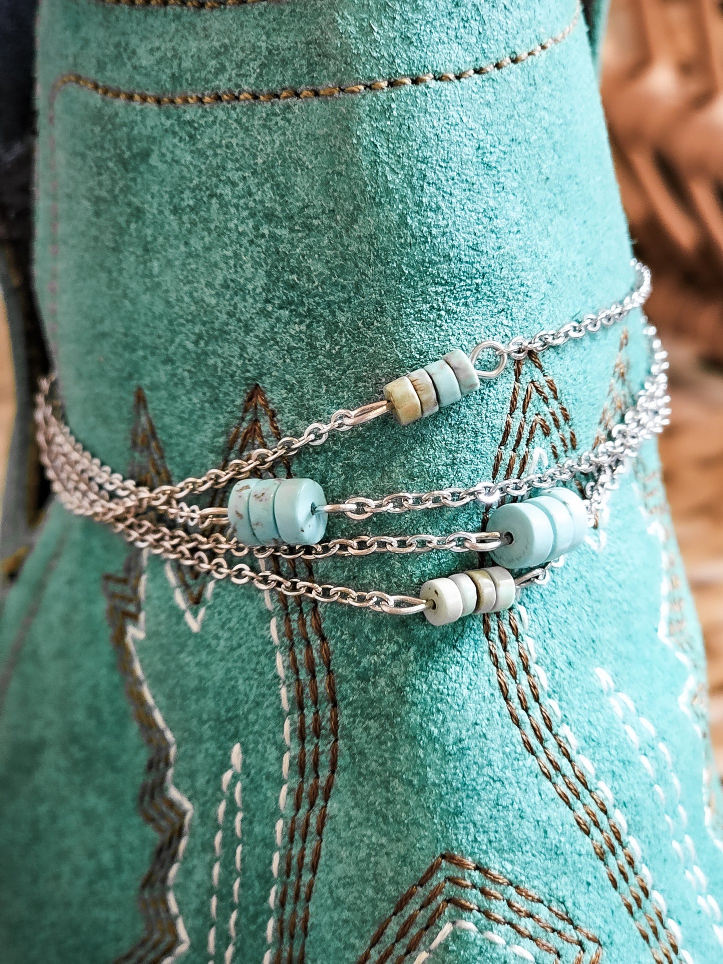 Western Chained Anklets