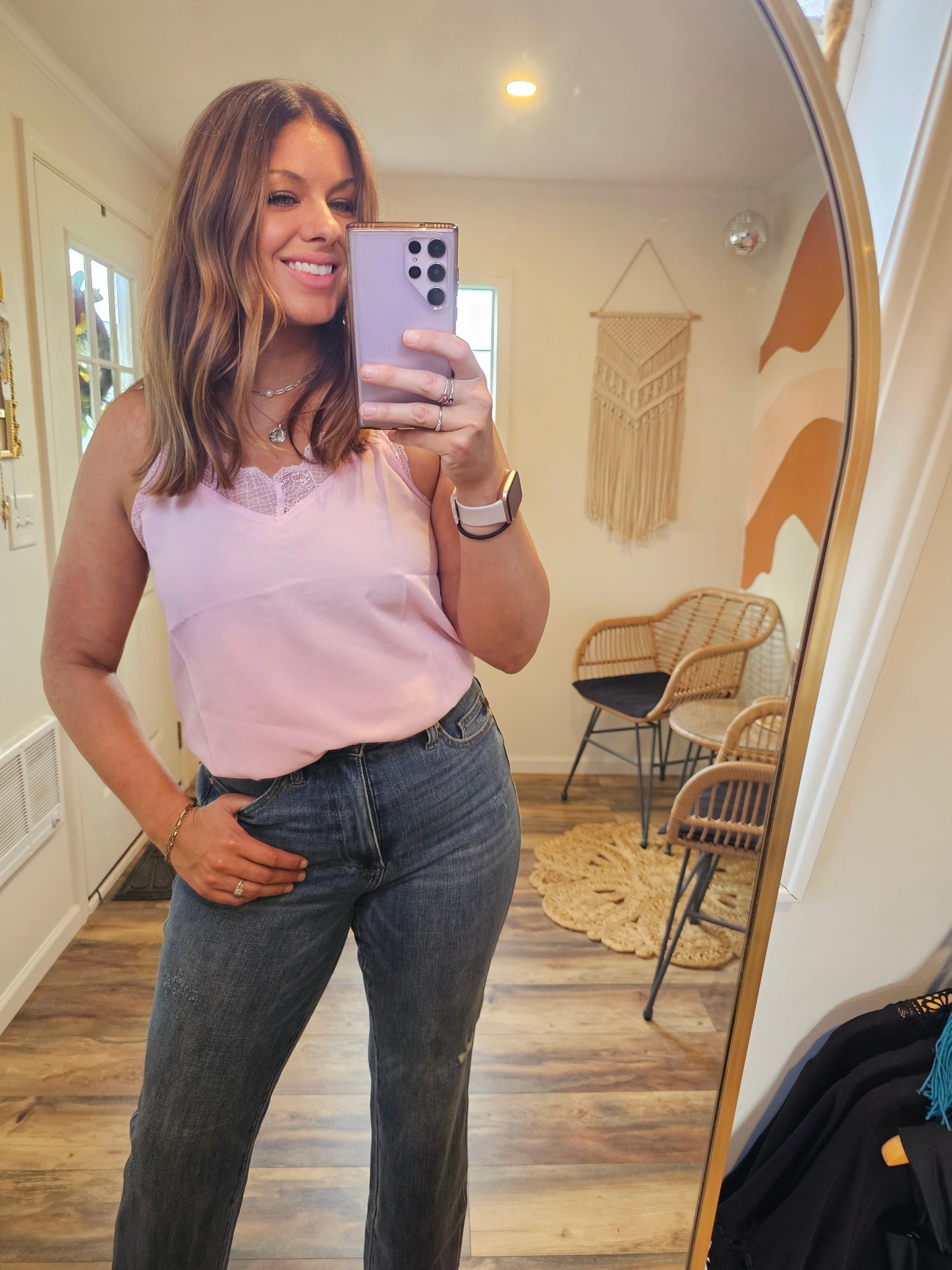 Judy Blue Tummy Control Cut Raw Hem Straight Jeans