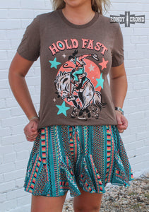 western apparel, western graphic tee, graphic western tees, wholesale clothing, western wholesale, women's western graphic tees, wholesale clothing and jewelry, western boutique clothing, western women's graphic tee, bright rodeo graphic tee, cacti graphic tee, cactus, bright graphic tee, colorful graphic tee, bucking horse graphic tee, colorful western graphic tee western bronc rider graphic tee, hold fast graphic tee