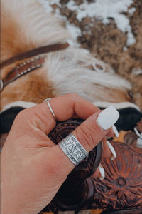 Prairie Stamped Ring