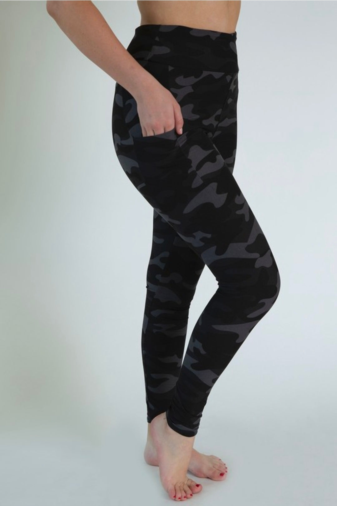 Your Favorite Midnight Camo Pocket Leggings