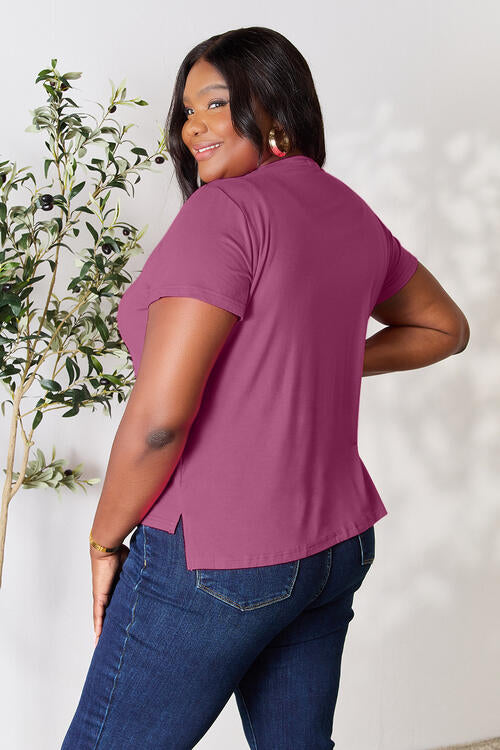 Basic Bae Round Neck Short Sleeve T-Shirt In Multiple Colors