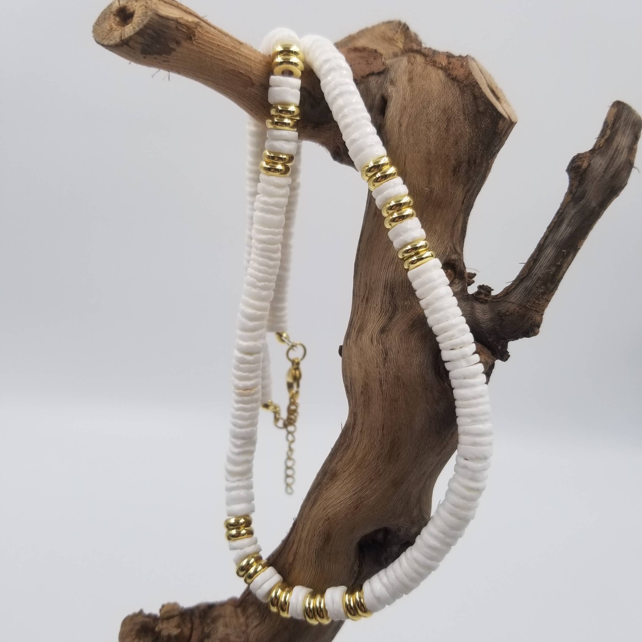 Handmade Shell Bead Necklace