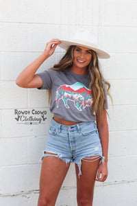 western apparel, western graphic tee, graphic western tees, wholesale clothing, western wholesale, women's western graphic tees, wholesale clothing and jewelry, western boutique clothing, western women's graphic tee, bison graphic tee, desert bison tee, buffalo graphic tee