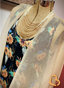 Gold Shimmer Kimono