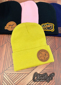 Laid Locally, Best In Town Yellow Beanie